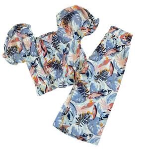 Vince Camuto Tropical 2 Piece Outfit Toddler Girl 2T